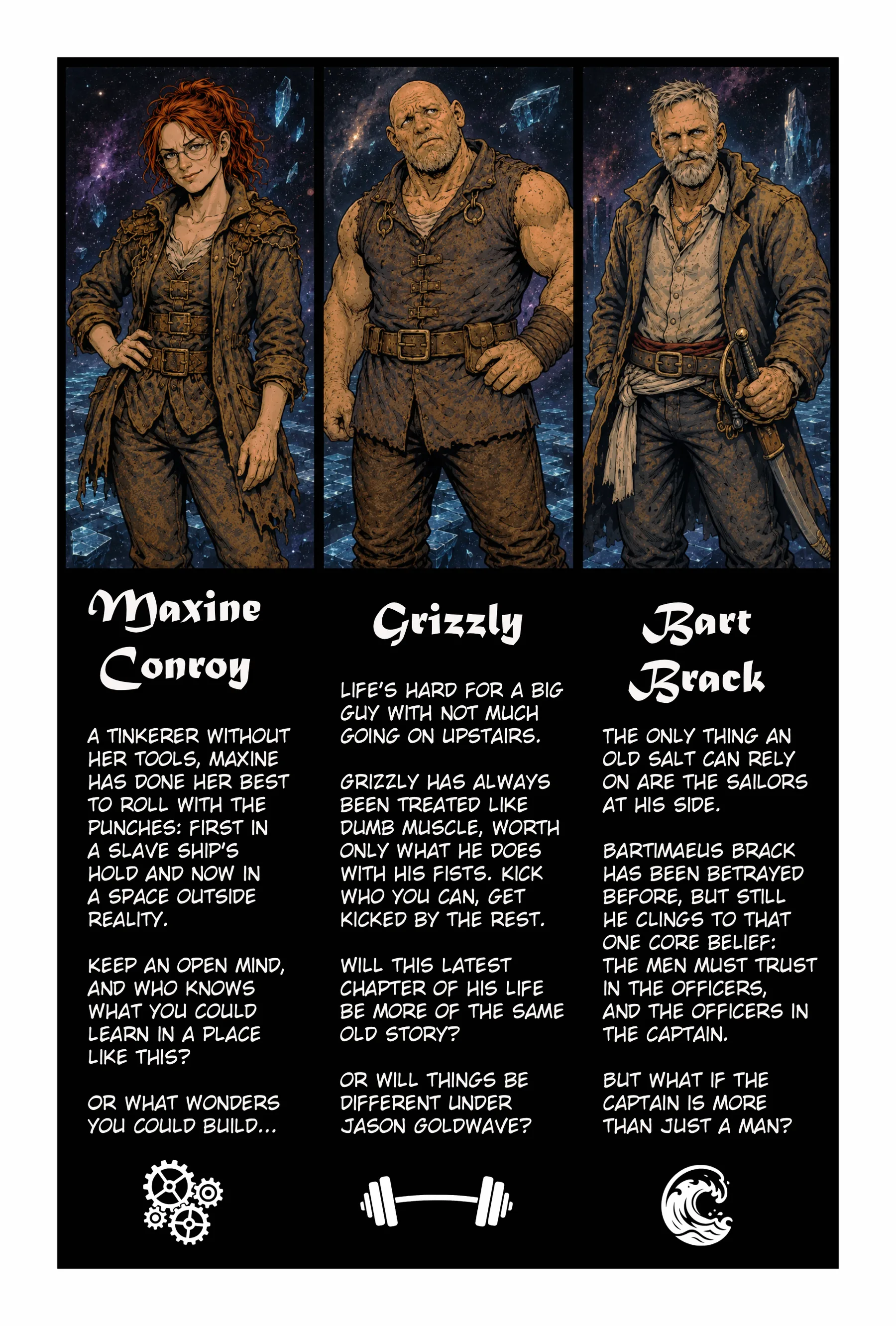 Night Throne issue 2 dramatis personae