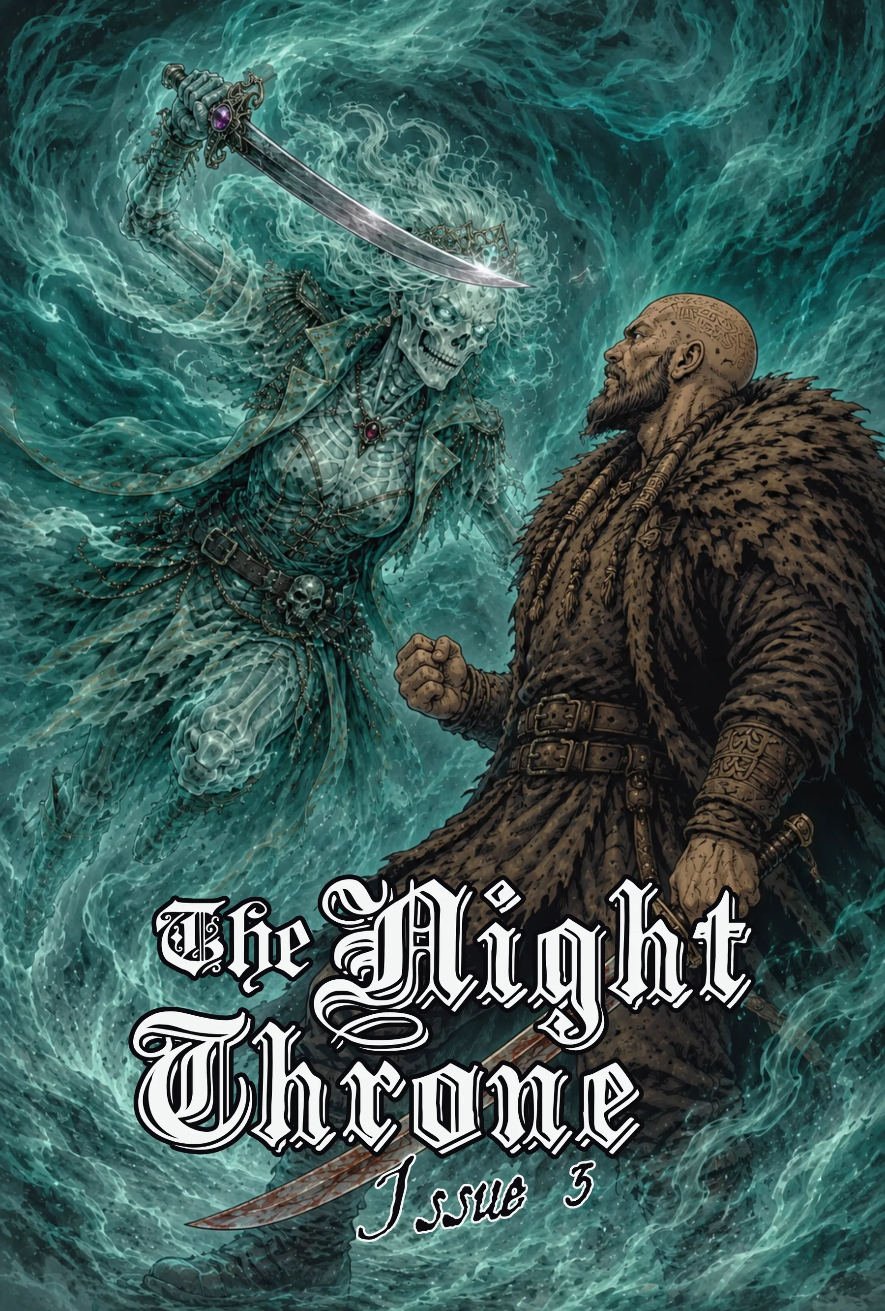 Night Throne issue 3 front cover
