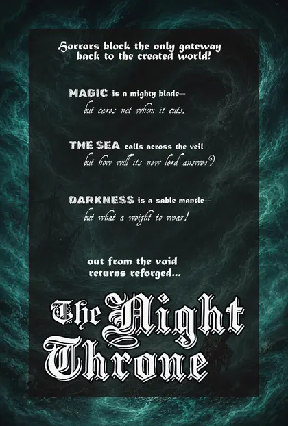 Night Throne issue 3 back cover