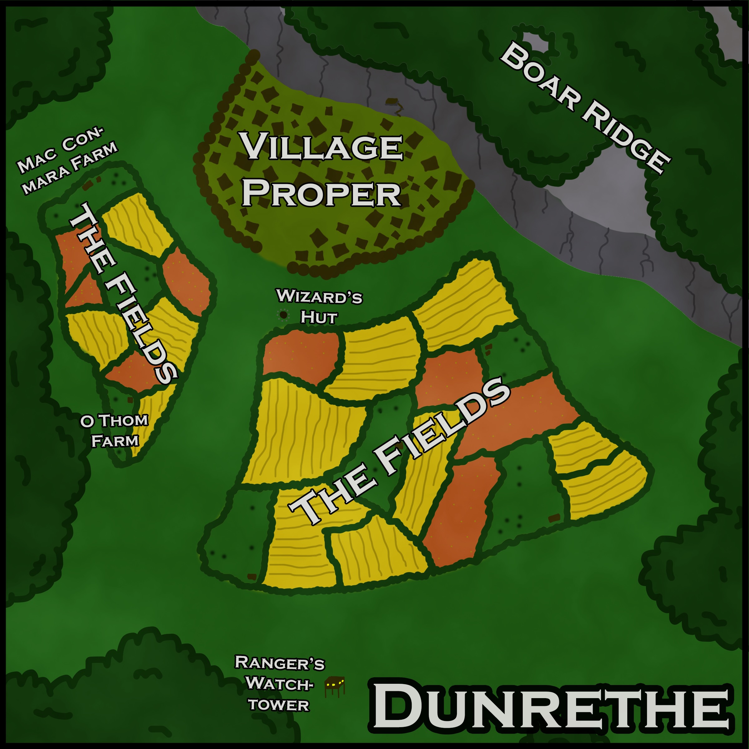 A fantasy map.