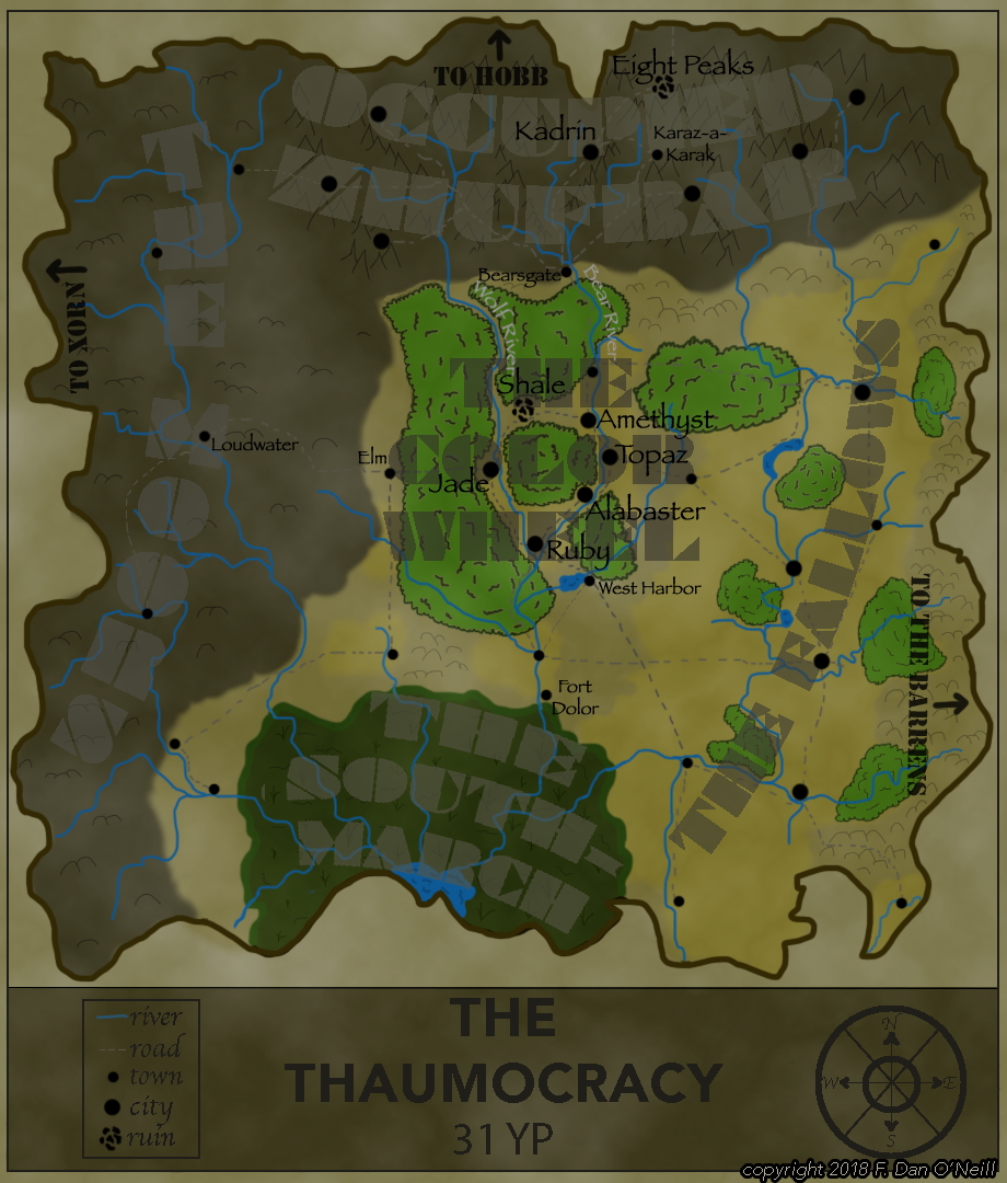 A fantasy map.